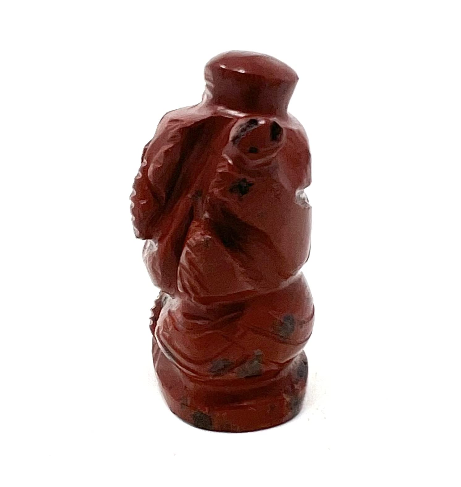 Mahant Ji 100% Certified Pure Red Sunstone Ganesh/Laal Sun Sitara Ganesha Murti With Lab Certificate For Gift (Weight 12 Gm To 1